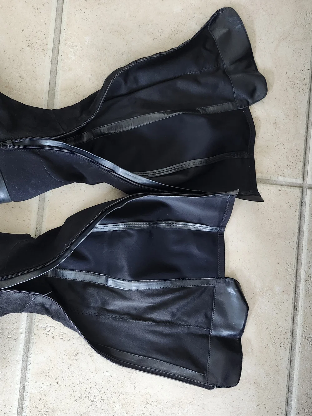 Nine West Black Over-the-Knee Suede Boots